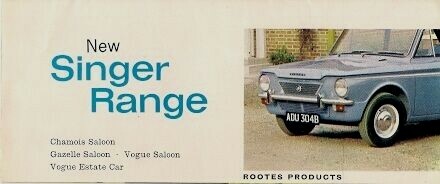 Singer range 1964 - 1964-65, market