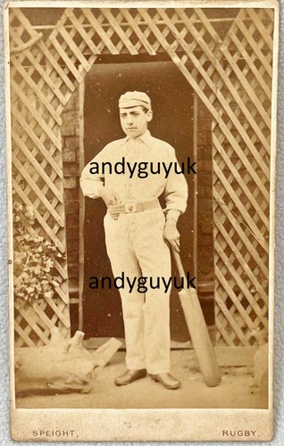 Cdv boy cricketer sport - boy,