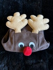 Christmas Novelty Reindeer Hat - Small Dog - Puppy - Cat - Rabbit