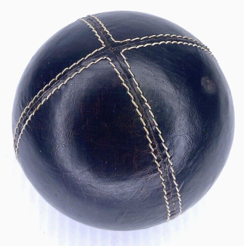 Vintage black leather exercise - black,