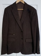 Pal Zileri cashmere and wool blazer. Brown colour. Size L. Paid £420.