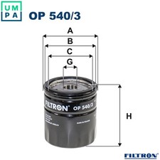 OIL FILTER OP 540/3 FOR ALFA