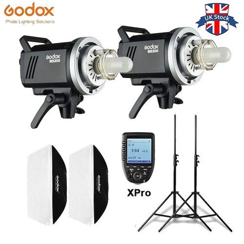 Godox ms300 studio flash - 2x,