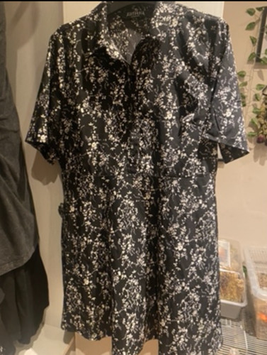 Disturbia floral shirt dress