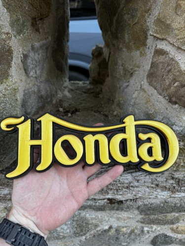 Printed classic honda - 3d,