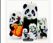 RUSSIAN WOODEN  NESTING DOLLS