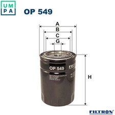 OIL FILTER OP 549 FOR AC LEXUS