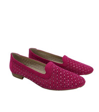 Pavers Shoes Womens Pink Flat