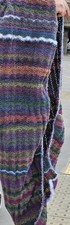 Vintage Hand-Knit Feather and