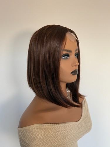 Women short brown - brown, lace