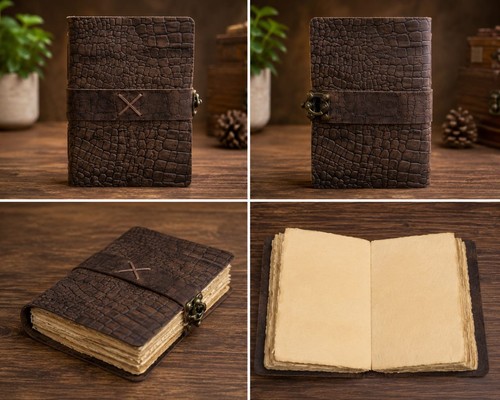 Handmade crocodile leather - handmade,