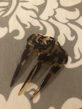 Vintage Tortoiseshell 3 Prong Hair Comb/Slide