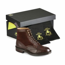 Joseph Cheaney Ladies boots for Charlie Custards Glastonbury brogues Burgundy