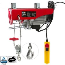 AREBOS Electric Cable Winch Motor Winch Cable Hoist Winch 200-400 kg