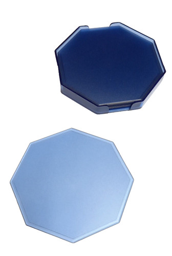 Octagonal coasters blue - octagonal,