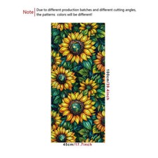 Frosted Window Film Privacy Static Cling Stained Glass Film Decor Window Sticker