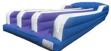 Three Lane Bungee Run bouncy castle - Premier inflate 