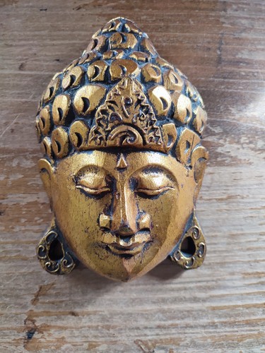 Indonesian hand carved buddha - carved,