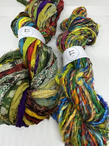 Sari silk ribbon and - sari,