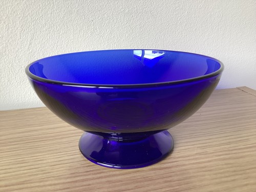 Vintage bowl glass pedestal - vintage,
