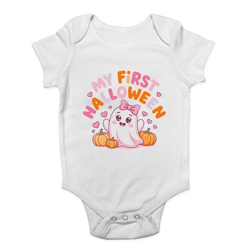 First halloween ghost pink - my,