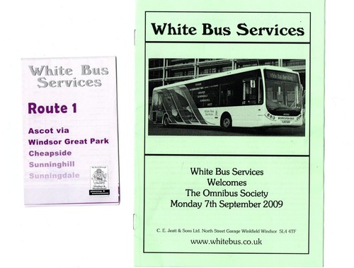 White bus services - services, timetable