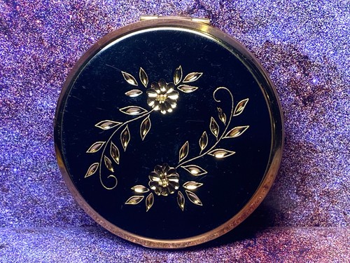 Stratton black and gold floral