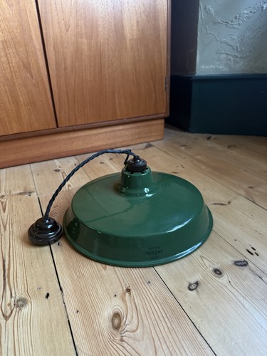 Mid century green enamel - mid,