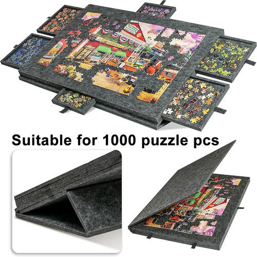 Portable jigsaw 1000 pieces - 1000,