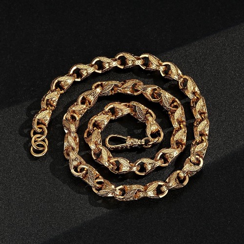 Women 9ct gold ornate - gold, xxl