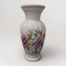 Vintage White Ceramic Vase