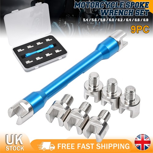 Motorcycle spoke wrench - motorcycle, 9pc