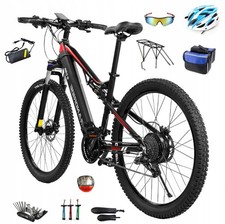 RANDRIDE YG90B 29" Electric Bike Mountain Bike 48V 17Ah Battery 25 km/h Black UK