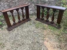 Pair Wooden Altar Rails