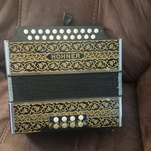 Hohner button accordion black - accordion,