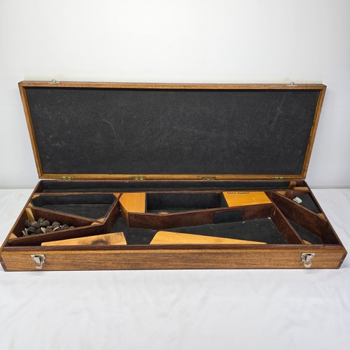 Antique wooden gun case - antique,