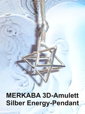 Merkaba Pendant 3D Silver