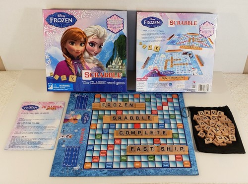 Disney frozen scrabble board - scrabble,