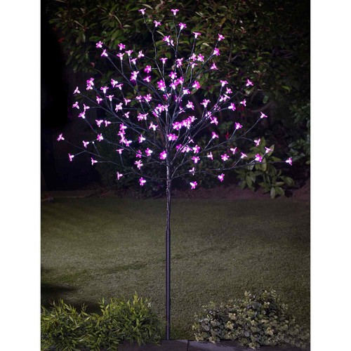 4ft solar powered led blossom - solar,