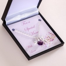 Birthstone Necklace with
