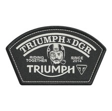 MPAS25407 GENUINE TRIUMPH DGR RIDING TOGETHER CHARITY EMBROIDERED BIKER PATCH