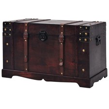 Antique Wooden Storage Chest