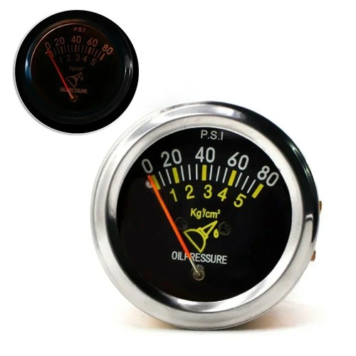 Mechanical oil pressure gauge - mechanical,