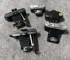 3 Vintage Folding Film Cameras