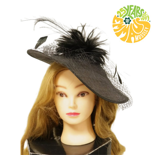 Emma fascinator hat - b,