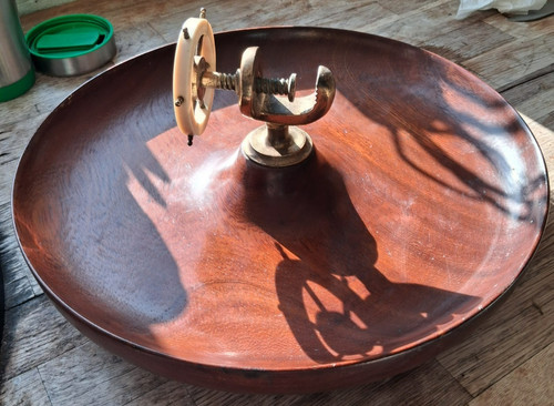 Vintage mounted metal ship - vintage,