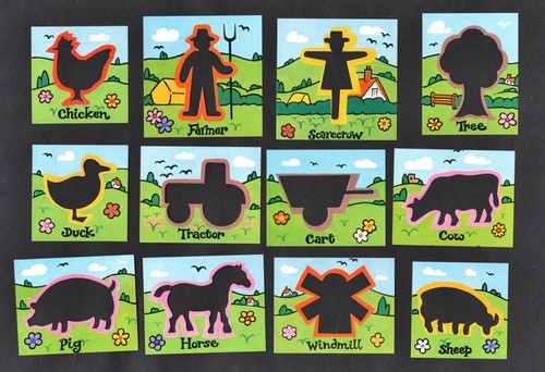 Farmyard stencils full - stencils,