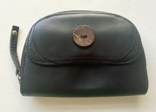 Clarks Black Leather Zipper