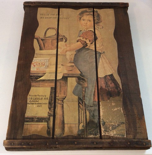 Wood advertising sign - wood,