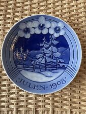  Christmas Plate Julen Rörstrand Sweden Gotland 1908  Limited Edition. VERY RARE